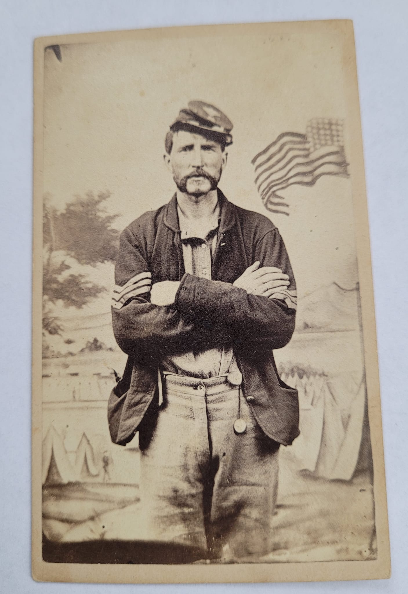 Another Massachusetts Sgt. in a Gale blouse.